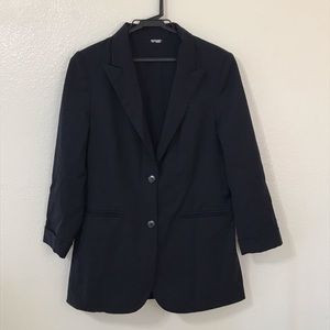 Jimmy Choo Navy Two Button Blazer Womens 38 US 6
